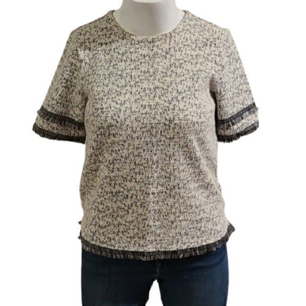 [Banana Republic] Frill Sleeve & Bottom - Size M